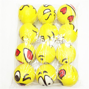 Bóng Căng Thẳng Tùy Chỉnh In Hình Nụ Cười Màu Vàng Toàn Bộ Để Quảng Cáo - Product Image 1