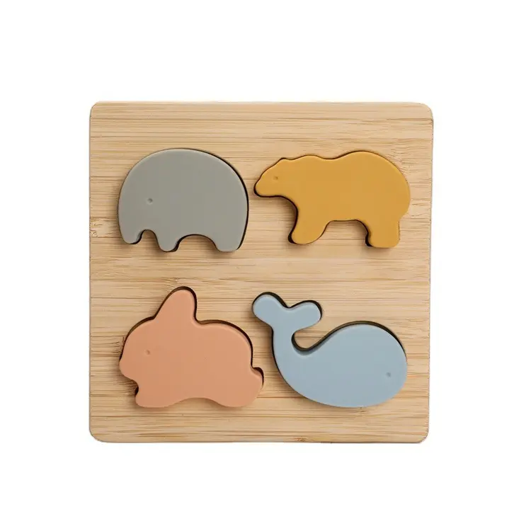 Animal Shaped Jigsaw 3d Wooden Puzzle Kids Toy, Wooden Smart Toys Puzzle.