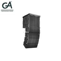 Sistema de Altavoces Profesionales de Rango Completo, Doble Línea de 6 Pulgadas, Sistema de Altavoces Pasivos para Escenario, Altavoces Largos