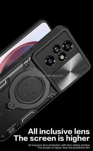 ฝาครอบรุ่นที่มีขาตั้งโทรศัพท์และช่องเสียบโต๊ะสำหรับ <span class=keywords><strong>iPhone</strong></span> 15 14Pro Max <span class=keywords><strong>Plus</strong></span> เคสโทรศัพท์ PC แม่เหล็กกันกระแทกสุดหรู - Product Image 4