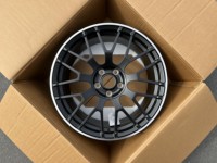 Jantes en alliage forgé sur mesure OEM/ODM pour voitures, 18-24 pouces, en aluminium 6061-T6, finition noir mat, gris anthracite brossé, à déport profond