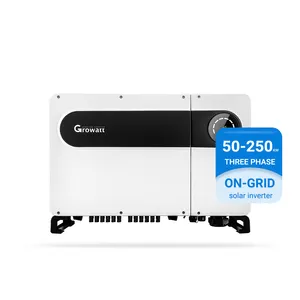 Growatt MAX 100KTL3-X LV 3 상 그리드 타이 인버터 50KW 60KW 80KW 100KW 120W Growatt에 태양 전지 패널 시스템 용 거드 인버터