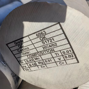 Aluminium Billets 6063 Alloy Homogenized 6 Inch Diameter ASTM Standard Extrusion Grade Industrial Aluminium Material - Product Image 1