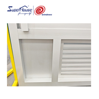 Ventana Corredera de Aluminio con Certificación NOA AAMA NFRC, Resistente a Huracanes, con Persianas Integradas Entre Vidrios, Ventana Corredera con Rotura de Puente Térmico