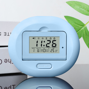 Réveil numérique LCD portable avec logo personnalisé, alarme vibrante pour les gros dormeurs, malentendants, utilisation <span class=keywords><strong>en</strong></span> voyage, fonctionne sur piles - Product Image 5