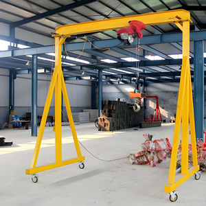 Grue <span class=keywords><strong>portique</strong></span> mobile personnalisée 1T 2T 5T, grue <span class=keywords><strong>portique</strong></span> de levage portable pour entrepôt <span class=keywords><strong>avec</strong></span> palan électrique - Product Image 5