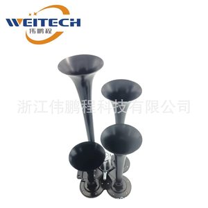 แตรลมไฟฟ้า Weitech 4 ทิศทาง 24V สีดำ ทำจากพลาสติก สำหรับติดตั้งเพิ่มเติมในรถยนต์ - Product Image 4