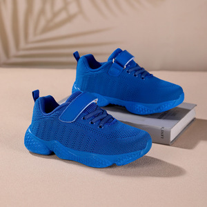 Voxge - <span class=keywords><strong>Zapatillas</strong></span> de <span class=keywords><strong>Tenis</strong></span> Azules para Niños, Parte Superior de Poliéster, Ligeras, Transpirables, Deportivas, para Niños Pequeños y Grandes, Tallas Estadounidenses - Product Image 1
