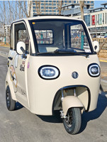 Tricycle électrique fermé Ully, scooter de mobilité |   3 places résistantes aux intempéries avec une autonomie de 80 km