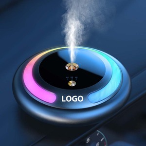 Wholesale <strong>Customized</strong> Logo Car Smart <strong>Diffuser</strong> with LED <strong>Light</strong> Alloy Portable USB Car Air Perfume Car Essential Oil <strong>Diffuser</strong> - Product Image 2