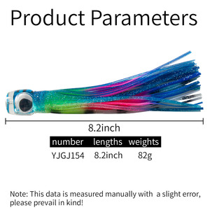 Señuelo Artificial de Resina con Forma de Pulpo, 82g, 20cm, Señuelo Biónico para Pesca de Calamar en Aguas Profundas, Señuelo para Pesca en Agua Salada - Product Image 5