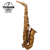 Saxophone alto finition laquée or champagne, modèle professionnel, corps en laiton réglable, tonalité Mi bémol, Taishan TSAS-T6X, vente en gros, excellent rapport qualité-prix