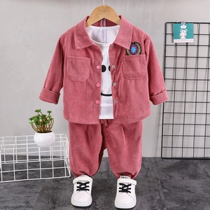 Ensemble pour Garçons Style Européen à Manches Longues Automne, Costume Baseball pour Enfant <span class=keywords><strong>de</strong></span> 3 Ans, Joli Ensemble Deux Pièces - Product Image 5