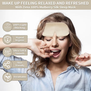 LinYe – <span class=keywords><strong>masque</strong></span> de sommeil en soie-<span class=keywords><strong>masque</strong></span> de sommeil pour les yeux en soie pour femmes et hommes pour occultation totale 100% soie de mûrier Pure 22 Momme 6A <span class=keywords><strong>tissu</strong></span> - Product Image 2