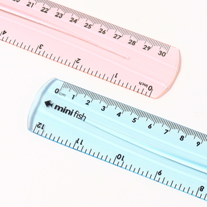 Aangepaste 30Cm Flexibele Heldere Zachte Pvc Duurzame Plastic Liniaal Schattige Kawaii Schoolbenodigdheden - Product Image 3