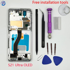 Écran OLED de remplacement pour Samsung Galaxy S21 Ultra 5G, assemblage d'écran tactile LCD avec cadre et kits d'outils G998U <span class=keywords><strong>G998B</strong></span>/DS - Product Image 4