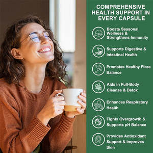 OEM 6000mg オレガノオイル ソフトジェル 2 in 1 オレガノブラックシードオイルカプセル サプリメント 強力 カルバクロール チモキノン - Product Image 6