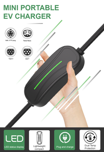 EV-lader 16A 3,5kW Type <span class=keywords><strong>2</strong></span> Draagbare EV-lader Type 1 SAE J1772 Laadstation Elektrische Voertuiglader App BT voor elektrische auto's - Product Image 3