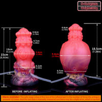 Dildo Anal Inflable de Gran Tamaño con Forma de Dragón Monstruoso, Función de Eyaculación, Resistente al Agua, Apto para la Piel, Juguete Sexual para Hombres y Mujeres