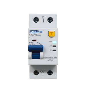 Dispositivo de Detección de Arco Eléctrico AFDD, Interruptor Automático MCB 2P 10A-63A 6kA 230V, Protección Contra Sobrecarga y Cortocircuitos - Product Image 1