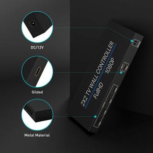 2020 New 2x2 HDMI Video tường điều khiển 1080p @ 60Hz HD LED LCD Monitor hiển thị 8 chế độ hiển thị bao gồm 2x2 1x2 4x1 ma trận - Product Image 6