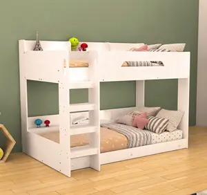 Gỗ Twin trẻ em giường bunk trẻ em công chúa giường cho trẻ em khung với lưu trữ cô gái phòng ngủ trẻ em Đồ nội thất phòng ngủ bộ