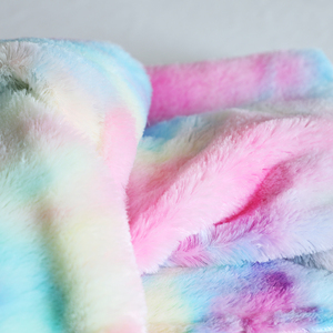 Tùy chỉnh Heavyweight TIE DYE in <span class=keywords><strong>PV</strong></span> lông cừu tổng hợp thỏ giả lông Polyester Vải - Product Image 6