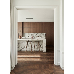 Newstar muebles <span class=keywords><strong>de</strong></span> mármol Natural personalizados encimeras <span class=keywords><strong>de</strong></span> cocina lujo Calacatta Viola mármol <span class=keywords><strong>cascada</strong></span> isla <span class=keywords><strong>de</strong></span> cocina - Product Image 3