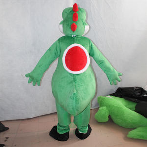 वयस्कों के लिए हरे डायनासोर योशी ग्रीन ड्रैगन शुभंकर कॉस्टयूम हेलोवीन कार्निवाल पार्टी घटना - Product Image 5
