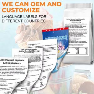 Halal Commercial Hami Melon Aromatisierte eis gefrorene kalte Getränke Slushy Instant Powder Mix für Slushie <span class=keywords><strong>Machine</strong></span> Use - Product Image 5