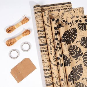 High Quality Wholesale 80g <b>Christmas</b> Kraft <b>Paper</b> Tissue 43*300cm Gift <b>Luxury</b> Custom Birthday Packaging <b>Wrapping</b> <b>Paper</b> Roll - Product Image 1