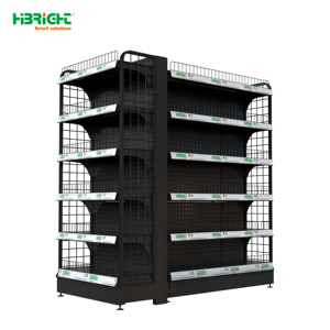 Estantería Góndola Moderna de Malla Metálica Highbright para Supermercados y Tiendas Minoristas - Product Image 1