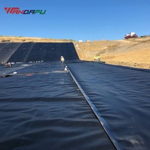 Revêtement de barrage pour l'aquaculture Revêtement texturé extérieur en polyéthylène PE-BD PE-HD Géomembrane pour décharge Revêtement d'étang à poissons <span class=keywords><strong>1mm</strong></span> - Product Image 6
