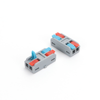 BOERDA Quick Connect LT-2 Bornier de raccordement compact à conducteur en cuivre 32 A 250 Vca 24-14 AWG IP67 Boîtier PC à déconnexion rapide