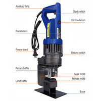 Tragbare automatische Stanz maschine Hands tanz maschine Blechs tanz maschine