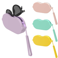 Étui à lunettes en silicone, modèle n° 2 sacs de rangement portables pour lunettes de soleil, organisateur de lunettes, anti-poussière, style fermeture éclair, à main
