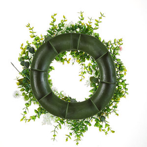 Guirlande et couronne de fleurs artificielles minimalistes de haute qualité pour la décoration murale, de portes, de fêtes et de remises de diplômes - Product Image 6