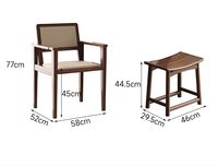 Solid Wood Mobile Tea Table with Glass Top Light Luxury Style Coffee Table Multi-functional Storage Trolley Home Furniture
