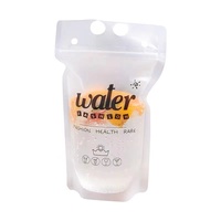 Vente en gros petit sac en plastique de recyclage de poche à bec transparent 50ml/100ml/200ml/250mi/300ml/500ml