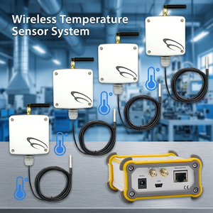1200m 4 juegos Sensor de temperatura inalámbrico dispositivos de monitoreo de temperatura equipos agrícolas - Product Image 1