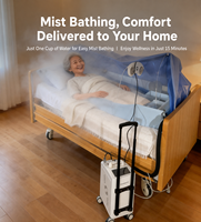 Equipo de Baño Portátil Inteligente con Generador de Vapor Nano Mist para el Cuidado de Ancianos, Hospitales y Servicios a Domicilio