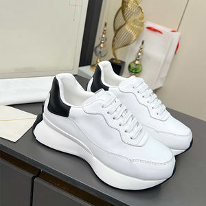Lace-up round toe low-top <b>casual</b> <b>shoes</b>, new style couple <b>shoes</b>, walking and running <b>shoes</b>, genuine leather <b>shoes</b> - Product Image 3