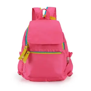Hot Sales Soft Light Nylon Teens School Bag Bag Foldable Design
