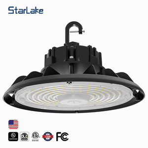 Светодиодный светильник High Bay UFO для склада, 100-400 Вт, IP65, UL ETL, с выбором цветовой температуры, напрямую с завода, в наличии в США - Product Image 1