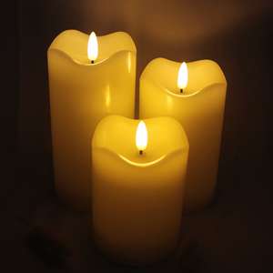 Bougie à Led imitée en <span class=keywords><strong>cire</strong></span> véritable Bougie colorée crème à mèche de balle en forme de <span class=keywords><strong>petit</strong></span> <span class=keywords><strong>bateau</strong></span> - Product Image 3