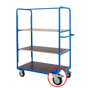 공장 제품 EN12531 산업 가벼운 의무 강철 변죽 3 4 5 6 <span class=keywords><strong>8</strong></span> 손 손수레를 위한 10 인치 롤러 베어링 회색 고무 바퀴 - Product Image 6