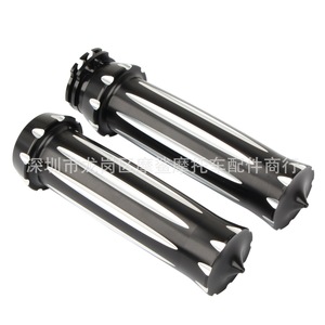 Poignée d'accélérateur de moto Moshark, 15 cm, en aluminium noir, pour Harley Davidson - Product Image 2