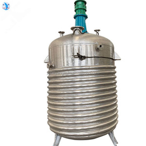 Réacteur chimique à agitation en acier inoxydable, 500 l, chauffe-liquide, à bobine externe, livraison gratuite - Product Image 3