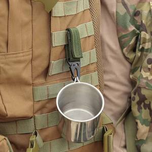 3 Pcs Tactical Carabiner Outdoor EDC Keychain <b>Keys</b> Holder Camping Backpack <b>Belt</b> Hook Hanging Buckle Muilter <b>Clip</b> - Product Image 6