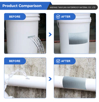 Ruban d'étanchéité en butyl auto-adhésif imperméable TY pour toitures et fissures murales, en feuille d'aluminium
